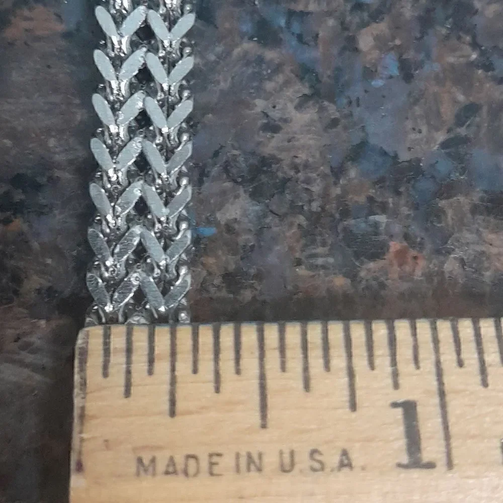 Silver Unisex Titanium Magnetic Bracelet....7.25